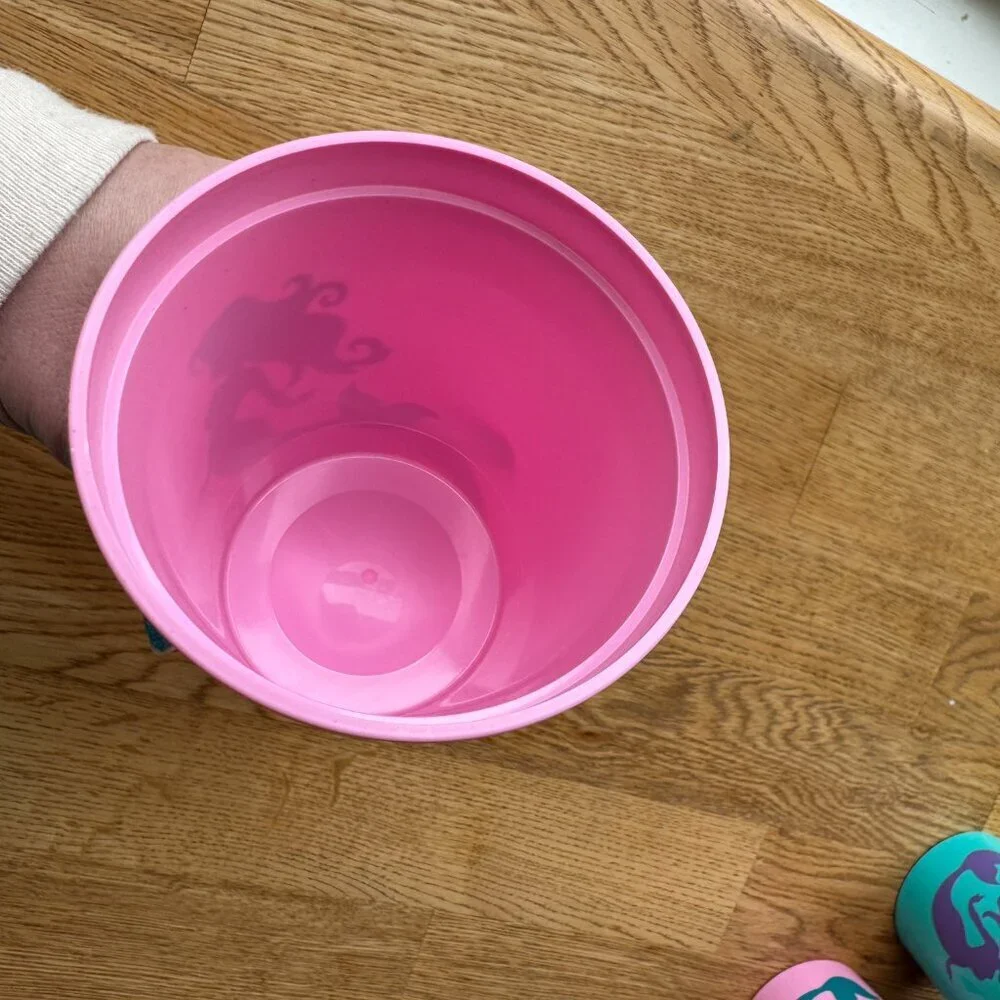Mermaid Party Cups Set of 4 Pink Green Purple Party Favor Cups